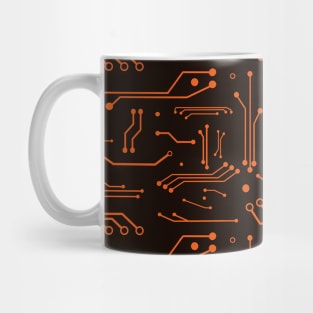 Orange Circuits Mug